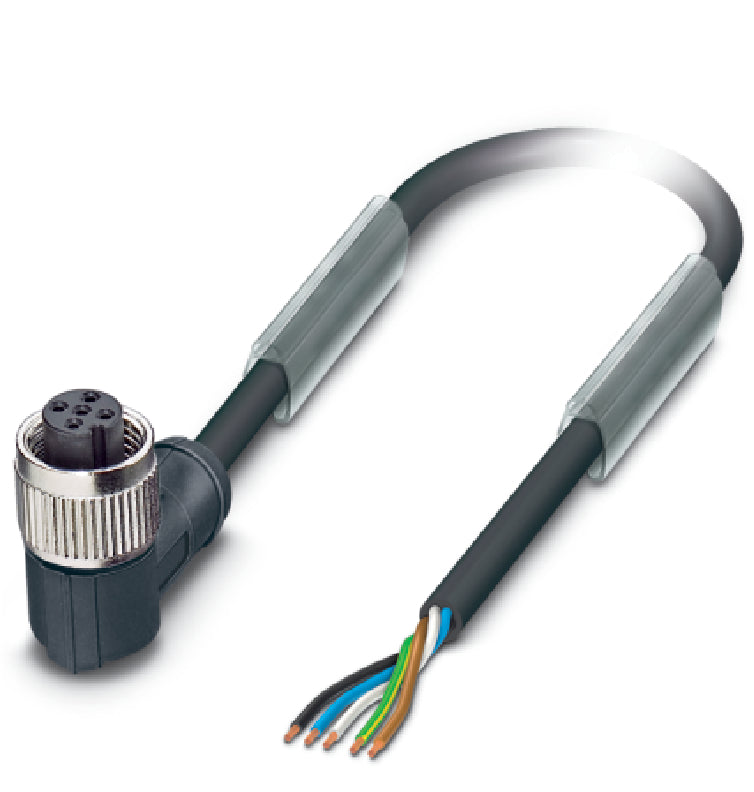 AB-C5-2,0PUR-M12FA - Conector M12 fisa sau priza si un capat liber