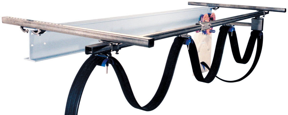 Schienenhalter Wandmontage C30 Edelstahl