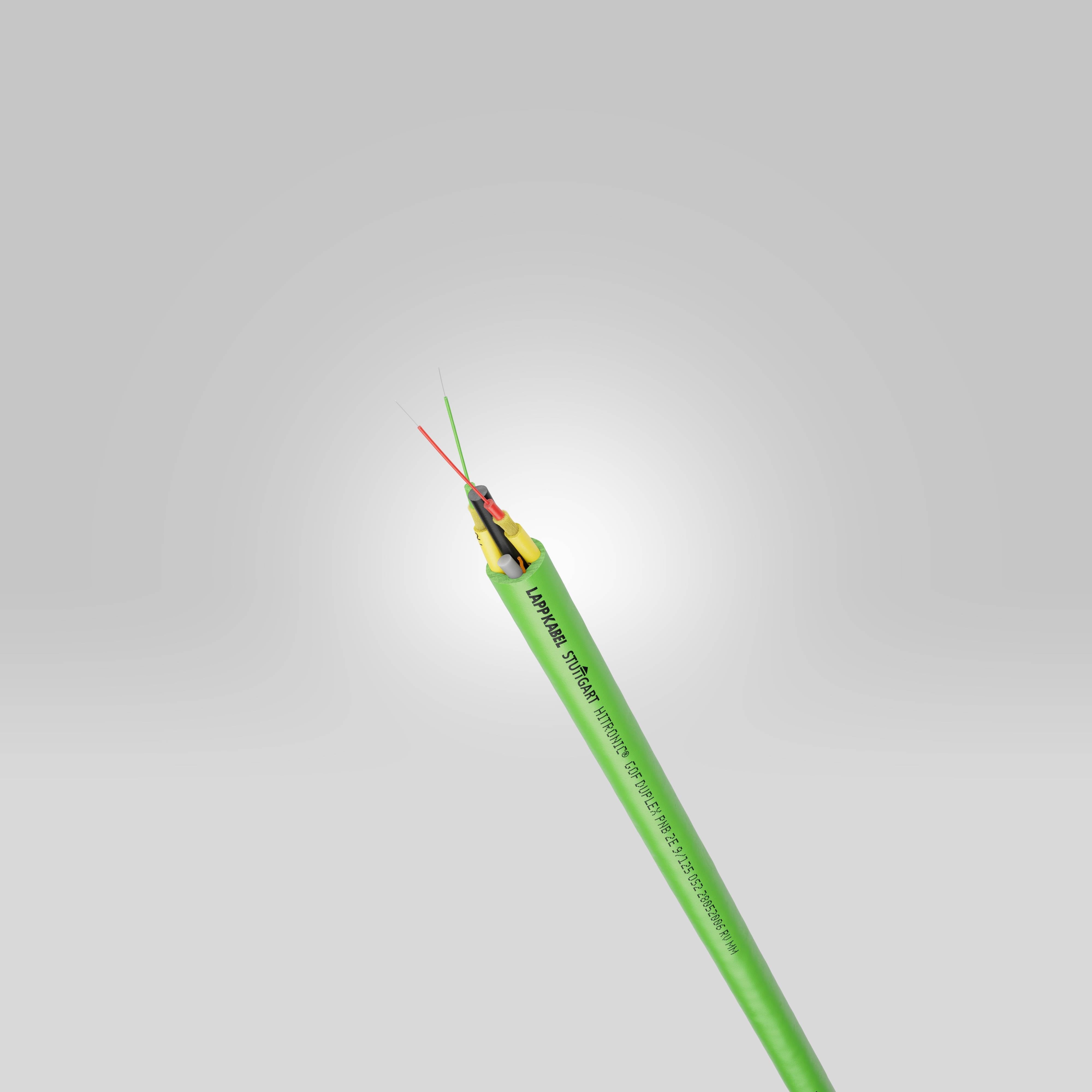 HITRONIC GOF DUPLEX PNB 2G 50/125 OM3 - Cablu de PROFINET tip B pentru interior;  potrivit pentru asamblarea directa a conectorului