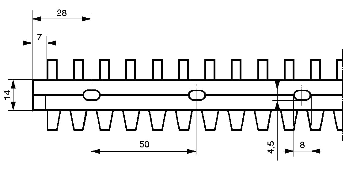 FLEXIBLE TRUNKING GMF HF-40 GY