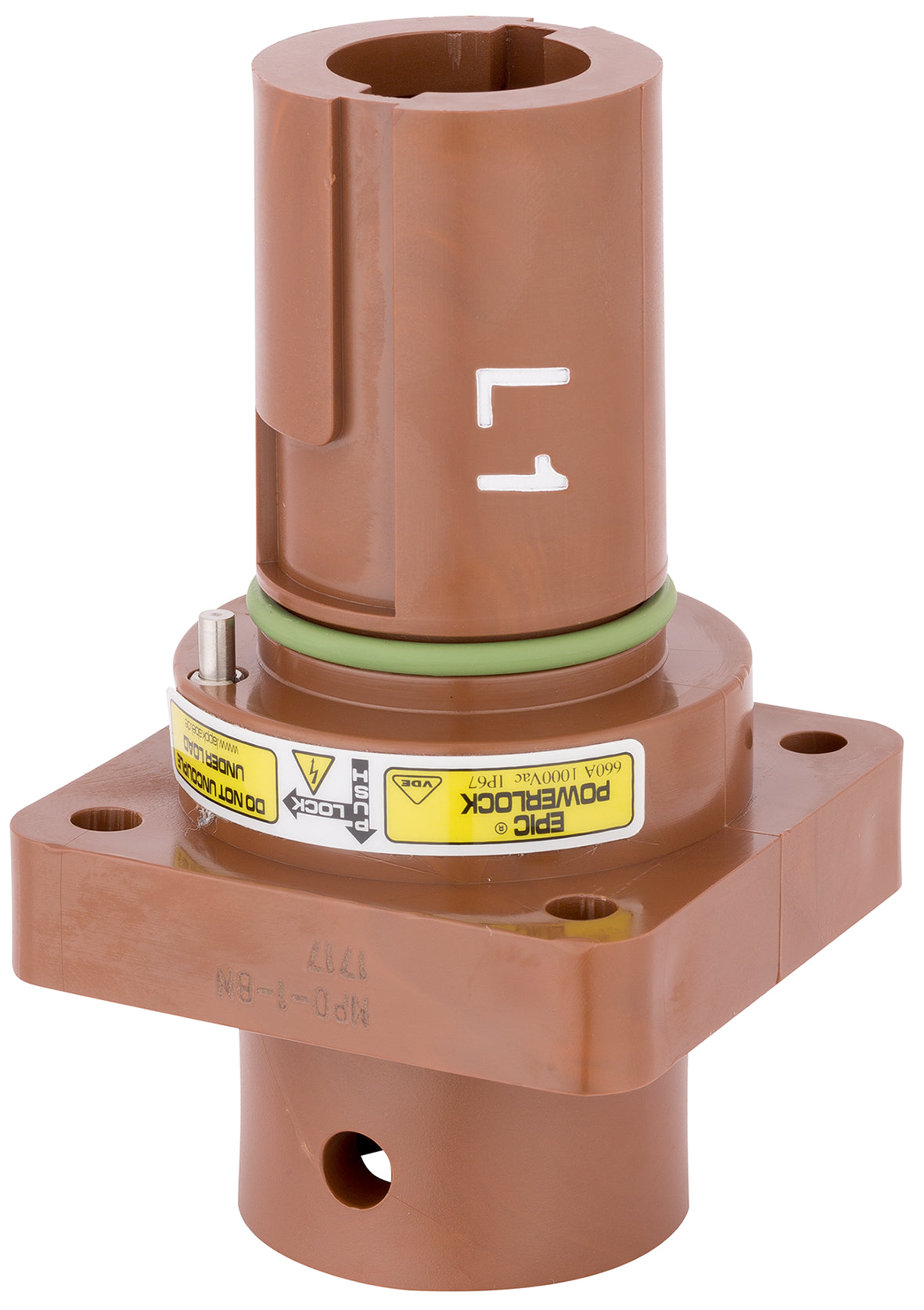 EPIC POWERLOCK A1 S L1/RD SP M12 (1) - Conector monopolar pentru distributie mobila, motoare si generatoare