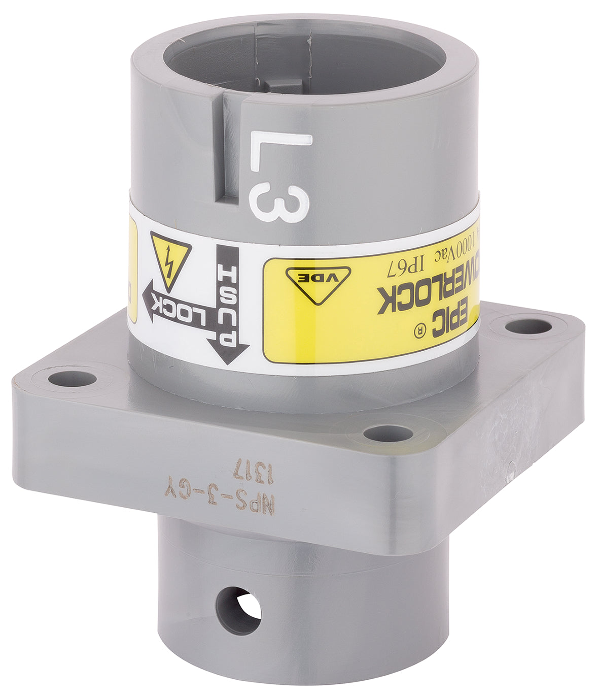 EPIC POWERLOCK A6 S L1/BN QP M12 (1) - Conector monopolar pentru distributie mobila, motoare si generatoare