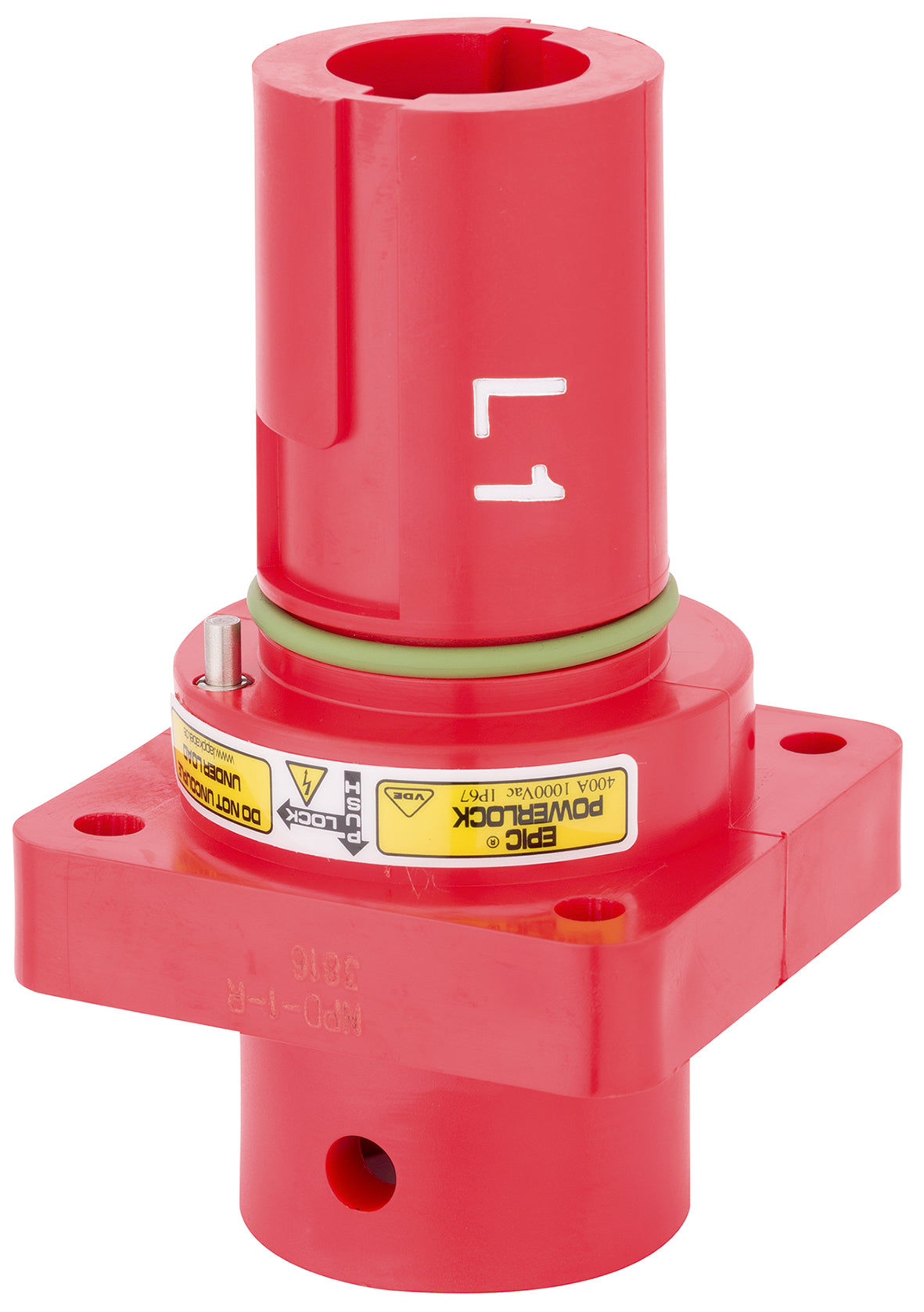 EPIC POWERLOCK A1 S L3/GY SP M12 (1) - Conector monopolar pentru distributie mobila, motoare si generatoare