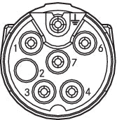 EPIC POWER M17 D6 5+PE M 3,5-11 (5) - Conectori circulari pentru servomotoare ?i surse de alimentare