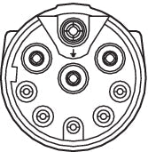 EPIC POWER M17 D6 7+PE M 3,5-11 (5) - Conectori circulari pentru servomotoare ?i surse de alimentare