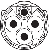 EPIC POWER M17 D6 7+PE F 3,5-11 (5) - Conectori circulari pentru servomotoare ?i surse de alimentare