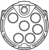 EPIC POWER M17 D6 5+PE F 3,5-11 (5) - Conectori circulari pentru servomotoare ?i surse de alimentare