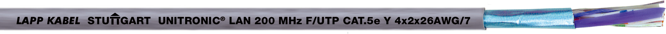 UNITRONIC LAN 200 F/UTP Cat.5e FLEX<p><font color="#AAAAAA">Cablu de date pentru aplicații  patch cable</font></p>