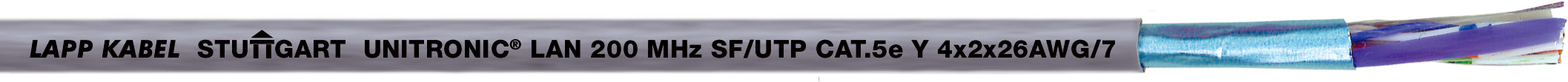 UNITRONIC LAN 200 F/UTP Cat.5e FLEX<p><font color="#AAAAAA">Cablu de date pentru aplicații  patch cable</font></p>