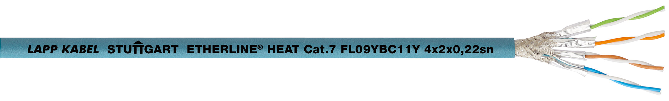 ETHERLINE Cat. 7 FL09YBC11Y 4x2x0,22sn