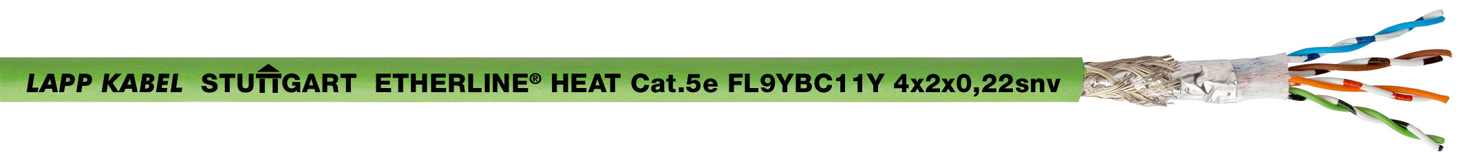 ETHERLINE Cat. 7 FL09YBC11Y 4x2x0,22sn