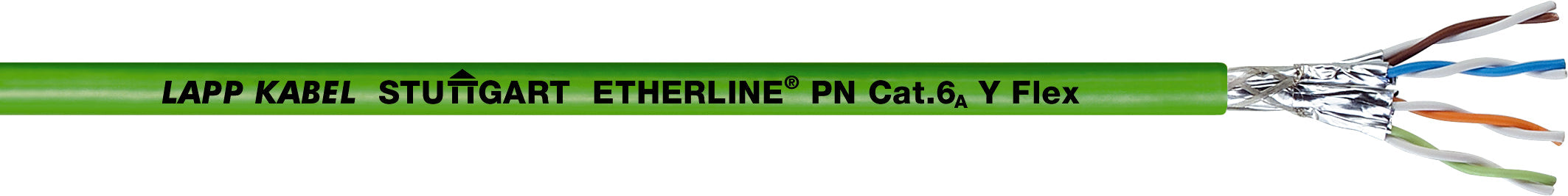 ETHERLINE PN Cat.6A FRNC FLEX 4x2x23/7 - Utilizare flexibila