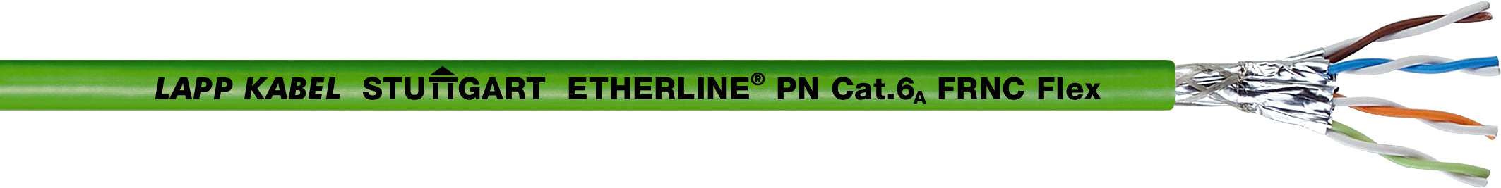 ETHERLINE PN Cat.6A FRNC FLEX 4x2x23/7 - Utilizare flexibila