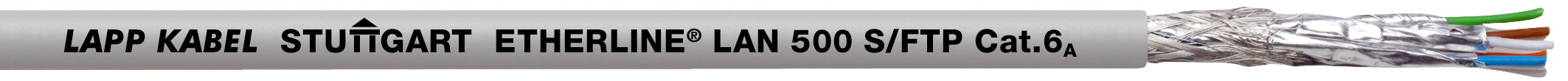 ETHERLINE LAN Cat.6A F/UTP 4x2xAWG23 LSZ - Cablu Ehernet apar?inând categoriei 6A, clasa EA -testat pâna la o valoare de 500 MHz