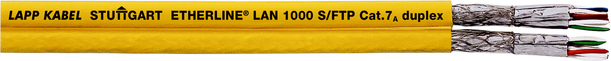 ETHERLINE LAN 1000 Cat.7A 2x(4x2x23AWG)<p><font color="#AAAAAA">Cablu de date aparinând categoriei 7A, clasa FA - testat pâna la o valoare de 1000 MHz</font></p>
