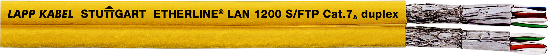 ETHERLINE LAN 1200 Cat.7A 2x(4x2xAWG23) - Cablu Ethernet apar?inând categoriei 7