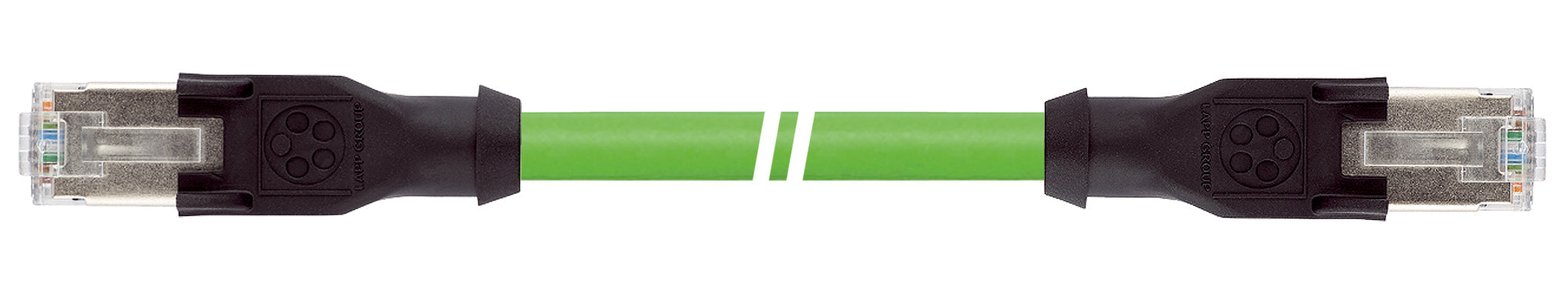 IE-6A-M12X-S-3-P-4-26-7-RJ45 - Cablu patch preconfec?ionat, realizat pe baza produsului nostru ETHERLINE® Cat.7 FLEX.