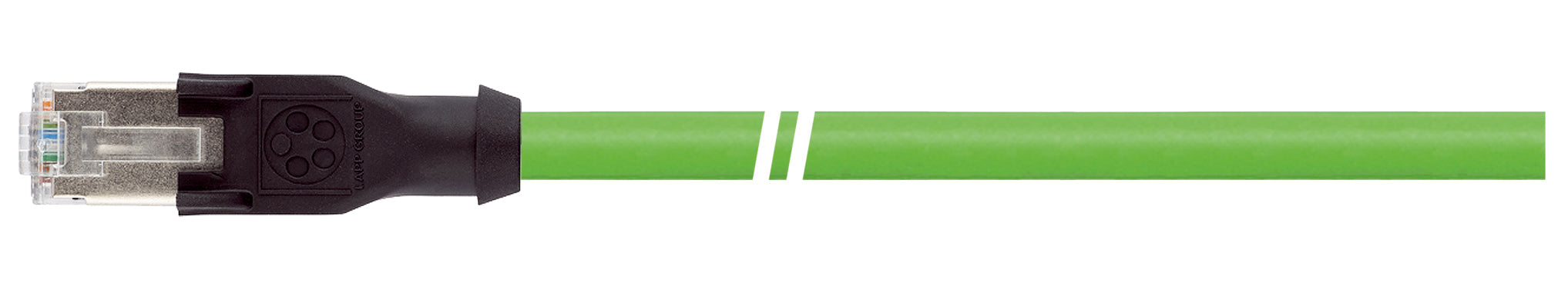 IE-6A-M12XF-S-1-P-4-26-7-RJ45 - Cablu patch preconfec?ionat, realizat pe baza produsului nostru ETHERLINE® Cat.7 FLEX.