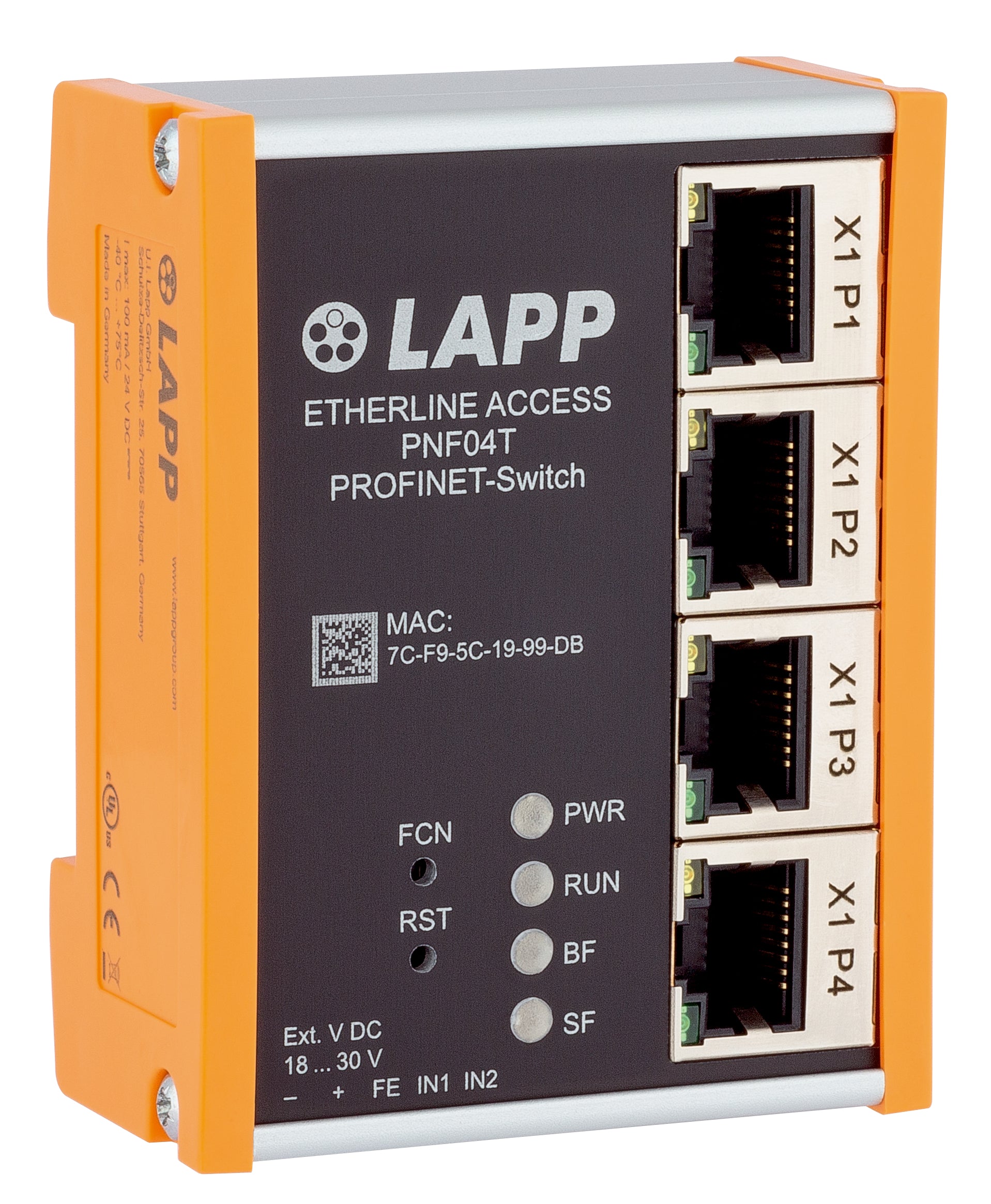 ETHERLINE ACCESS PNF08T - Switch-uri PROFINET® industriale în forma constructiva compacta