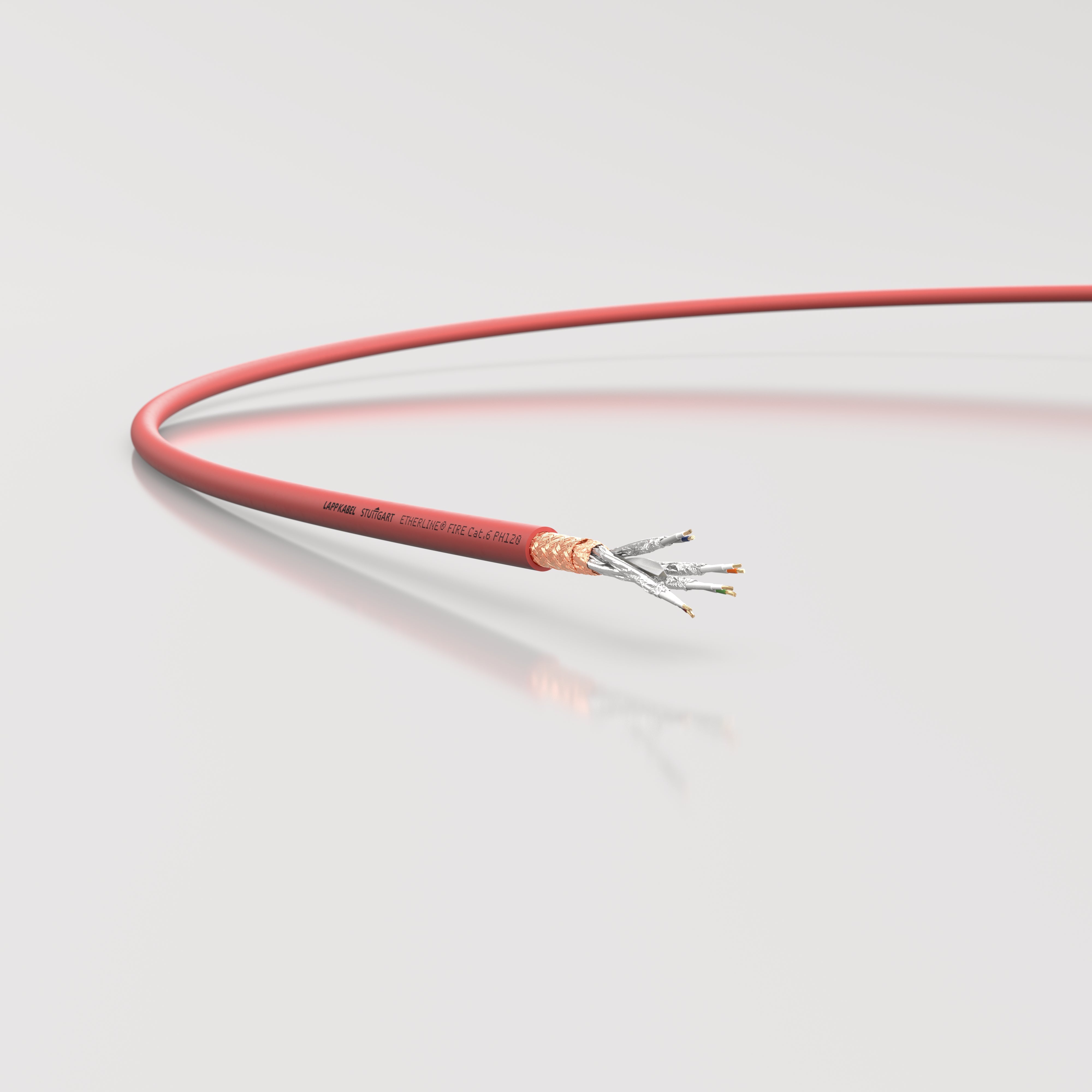 ETHERLINE FIRE Cat.5e PH120 4x2x23/1 AWG - Cabluri Industrial Ethernet cu integritatea izola?iei
