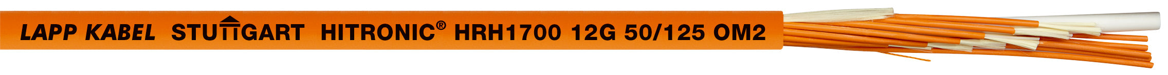 HITRONIC HRH600 4G 50/125 OM4 - Cablu de fibra optica cu tuburi buffer, conectare individuala pe fiecare fibra; J-V(ZN)HH