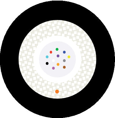 HITRONIC HQN1500 12G 50/125 OM3 - Cablu de exterior cu fascicul de conductori central ?i detensionare fara metal