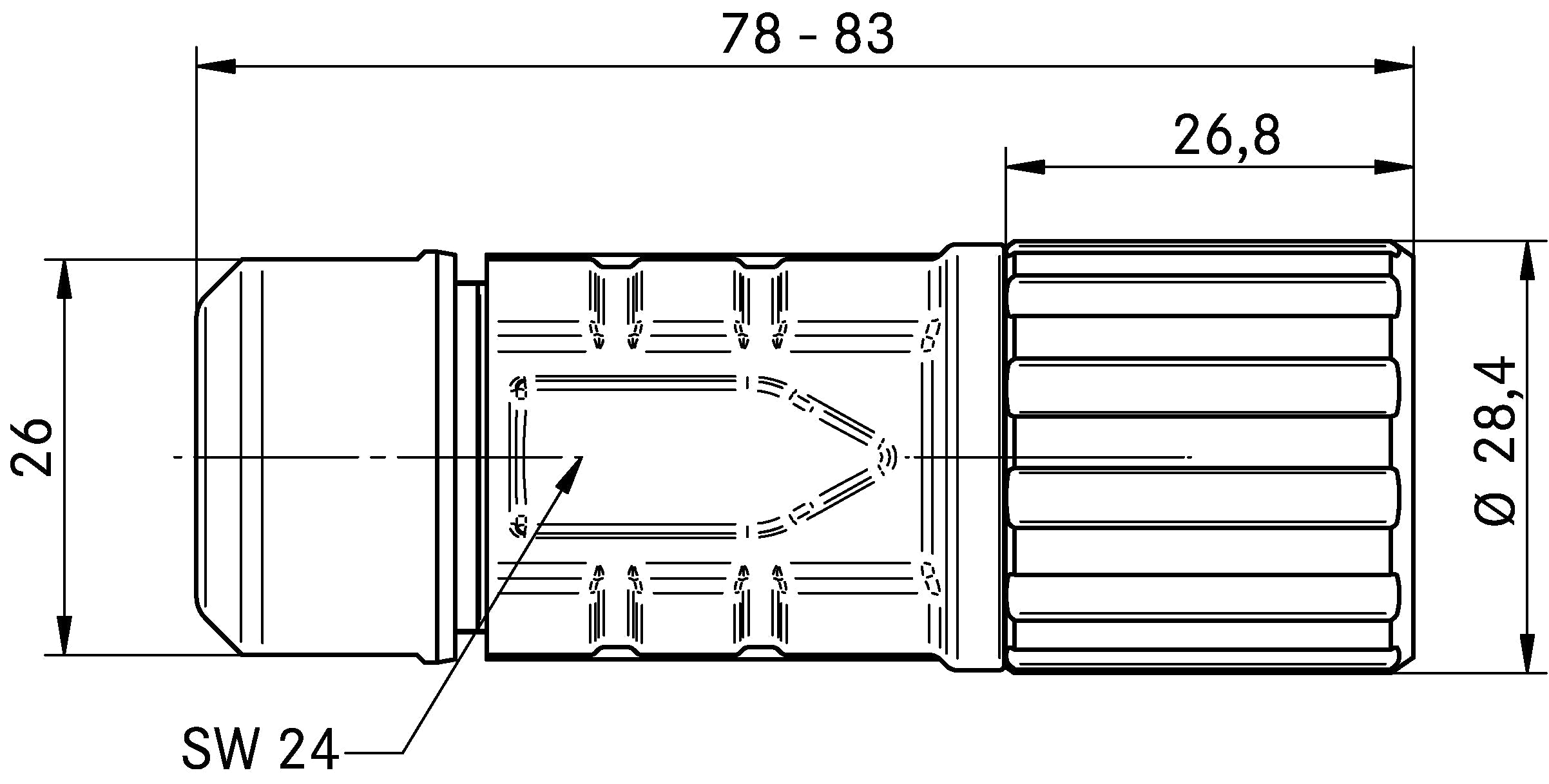 EPIC POWER LS1 D6 5+PE 14-17 (20) - Conectori circulari pentru servomotoare ?i surse de alimentare