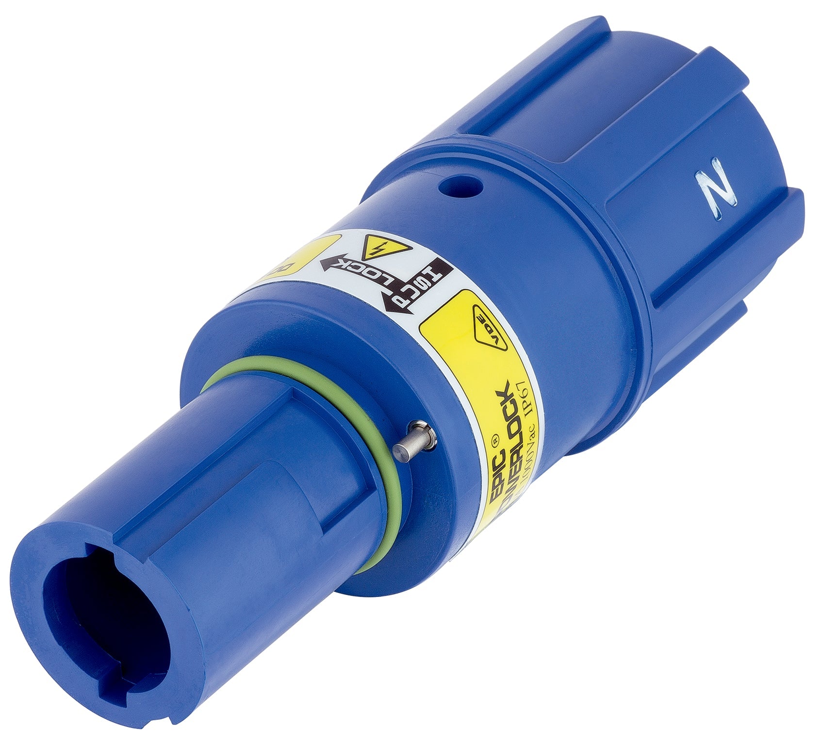 EPIC POWERLOCK F6 C N/BL M40 (1) - Conector monopolar pentru distributie mobila, motoare si generatoare