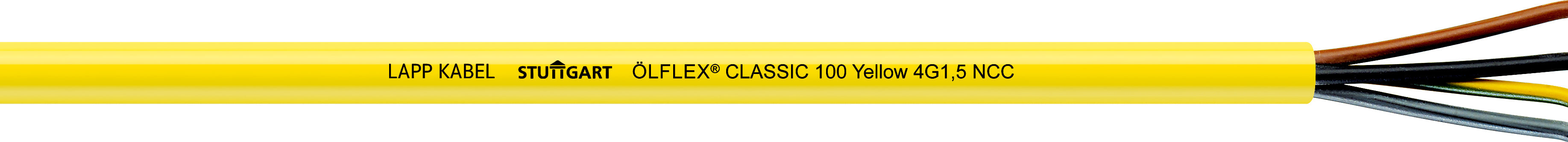 ÖLFLEX CLASSIC 100 YELLOW 4G2,5 - Izola?ie exterioara galbena pentru avertizari speciale