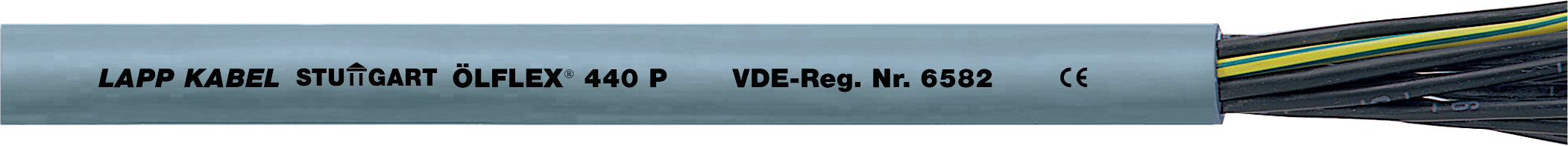 ÖLFLEX 440 P 41G1,5 - Cablu de control pentru toate condi?iile de mediu cu izolatia conductorului din TPE si izolatie exterioara din PUR - certificare VDE