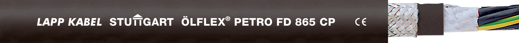 ÖLFLEX PETRO FD 865 CP 18G0,75 - Cablu super flexibil ecranat, fara halogeni, cu manta din PUR rezistenta la abraziune si noroi de foraj, certificat