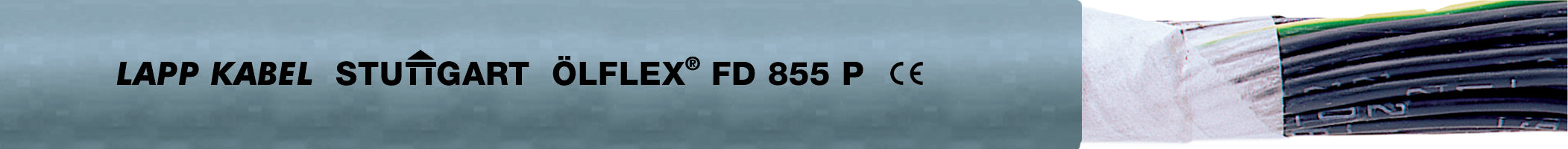 ÖLFLEX FD 855 P 12G2,5 - Cablu super flexibil, fara halogeni, cu manta din PUR rezistenta la ulei si abraziune, certificat multiplu
