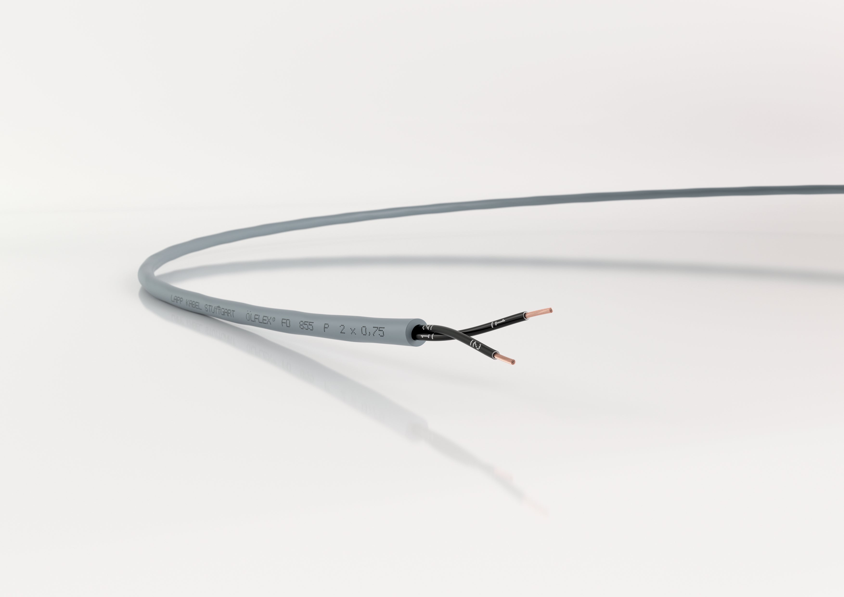 ÖLFLEX FD 855 P 25G2,5 - Cablu super flexibil, fara halogeni, cu manta din PUR rezistenta la ulei si abraziune, certificat multiplu