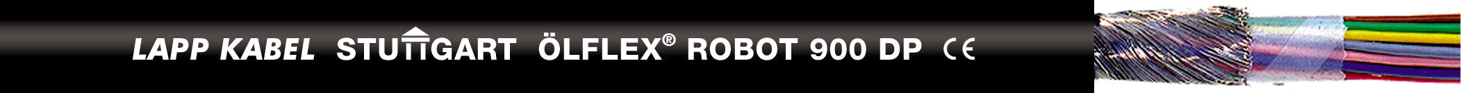 ÖLFLEX ROBOT 900 DP 3X(2X0,14) - Cablu PUR pentru robotica, ecranat, rezistent la abraziune ?i la ulei, pentru mi?cari dinamice de îndoire ?i torsiune