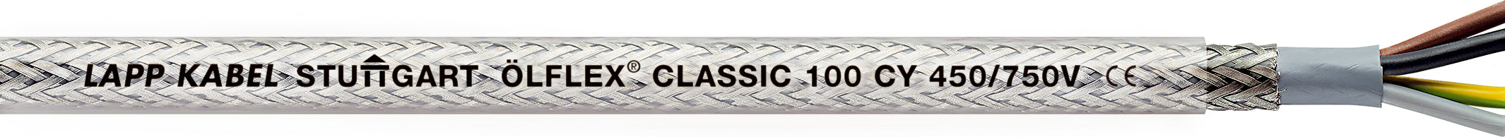 ÖLFLEX CLASSIC 100 CY 450/750V 3G50 - Cablu de conectare ?i de control din PVC, ecranat, codificat cromatic