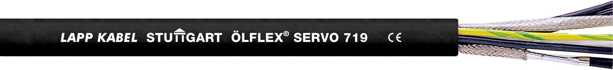 ÖLFLEX SERVO 719 4G0,75+2x(2x0,34) - Cablu servo cu capacitate redusa cu manta de PVC pentru instala?ii fixe - agrementat pentru America de Nord