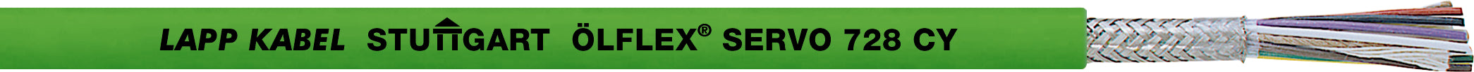 ÖLFLEX SERVO 728 CY 4x(2x0,14)+(2x1,0) - Cablu ecranat pentru encoder, cu izola?ie exterioara de PVC pentru instala?ii fixe - omologat