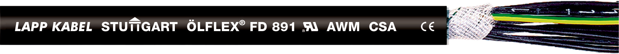 ÖLFLEX FD 891 4G4 - Cablu de control super flexibil cu izolatia conductorilor din PVC si manta din PVC, certificat pentru America de Nord