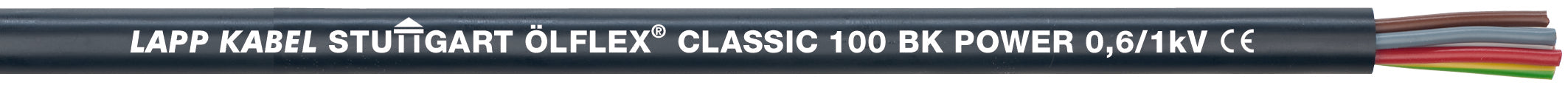 ÖLFLEX CLASSIC 100 BK 0,6/1 kV 2x1,5
