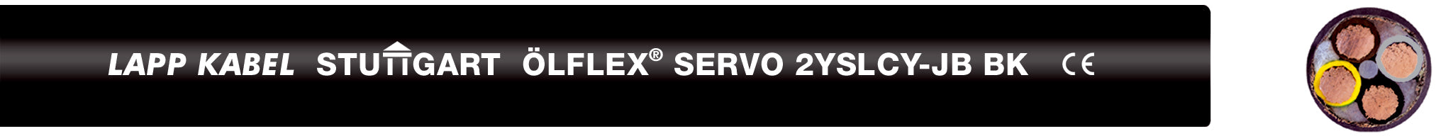 ÖLFLEX SERVO 2YSLCY-JB BK 4G185 - Cablu pentru motor EMC optimizat, capacitate scazuta, dublu ecranat