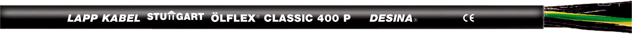 ÖLFLEX CLASSIC 400 P DESINA 4G10 BK - Cablu de control rezistent la abraziune cu izola?ie de poliuretan (PUR) pentru cerin?ele ridicate ale aplica?iilor