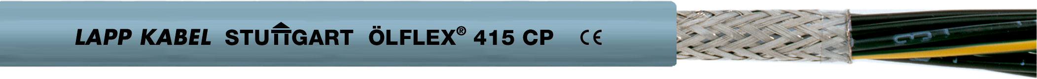 ÖLFLEX CLASSIC 415 CP 25G1 - Cablu de control ecranat ?i rezistent la abraziune, cu izola?ie exteriora din PUR, diametru exterior redus