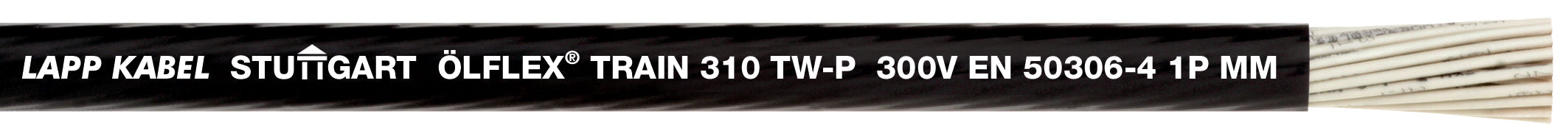 ÖLFLEX TRAIN 310 TW-P 300V 3X2,5 - Cabluri multiconductor conforme cu EN 50306-4-1P tip MM pentru cerin?e ridicate în aplica?ii feroviare
