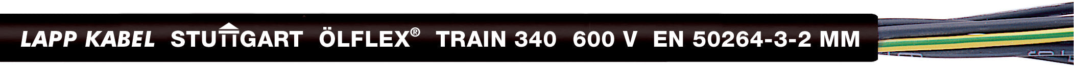 ÖLFLEX TRAIN 340 600V 2X35 - Cabluri multiconductor conforme cu EN 50264-3-2 tip MM pentru cerin?e ridicate în aplica?ii feroviare