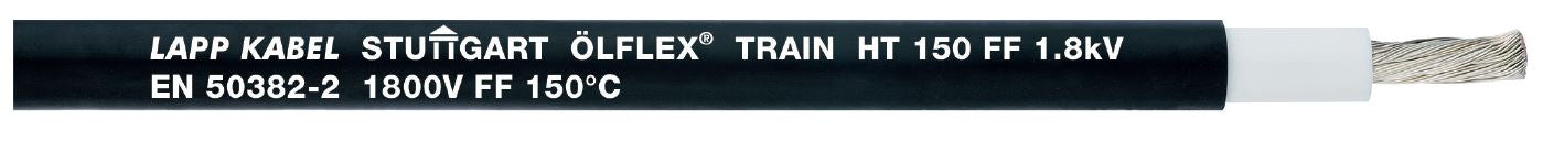 ÖLFLEX TRAIN HT 150 FF 1,8kV 1x70 - Conductor flexibil din lite cositorite conform EN 50382-2 tip FF pentru cerin?e ridicate în sectorul feroviar