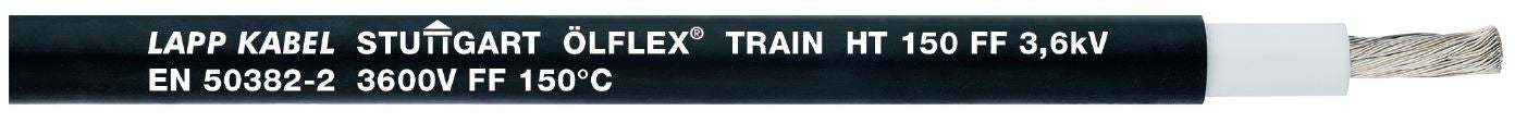ÖLFLEX TRAIN HT 150 FF 3,6kV 1x25 - Conductor flexibil din lite cositorite conform EN 50382-2 tip FF pentru cerin?e ridicate în sectorul feroviar