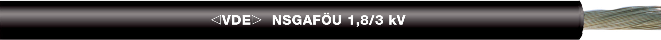 NSGAFÖU 1,8/3kV 1X300 - Conductor flexibil cu izola?ie de cauciuc ?i tensiune 1.8/3 kV