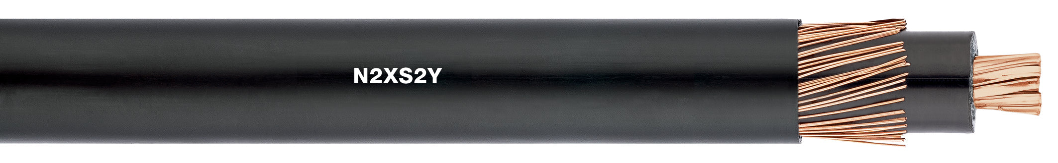 N2XS2Y 1x400 RM/35 6/10kV - Cablu de tensiune medie PE cu conductor din cupru