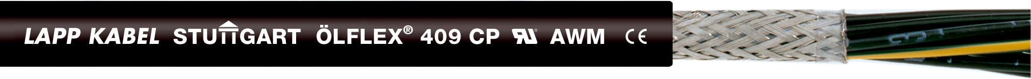 ÖLFLEX 409 CP 3G2,5 - Cablu de comanda PUR ecranat, rezistent la abraziune ?i la ulei, pentru cerin?e de utilizare sporite - certificat