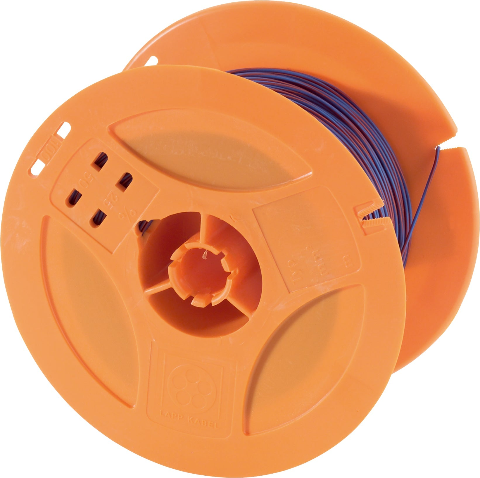 LIY 2CHELIX 1X0,25 BUWH - Manunchi de lite hook-up pentru cablarea dispozitivelor de telecomunicatii, cu izolatie în doua colori